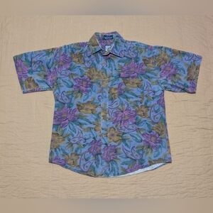 Vintage Short Sleeve Button Front Shirt
